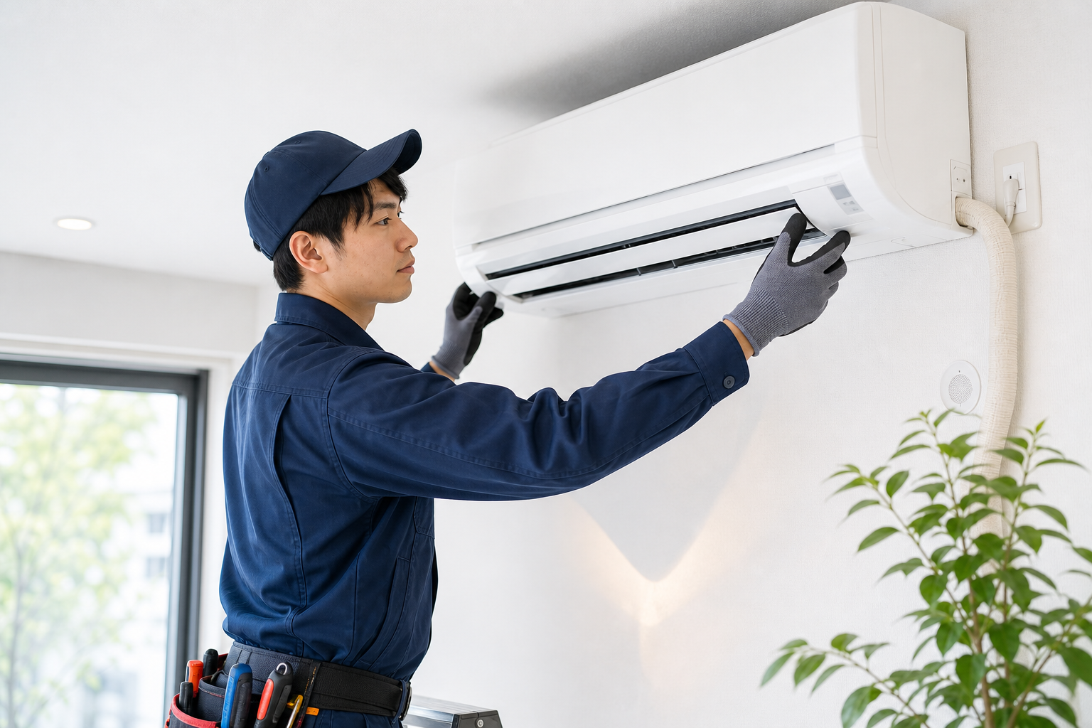 エアコン工事のイメージ
